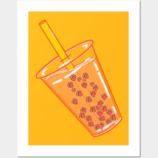 Orange you glad you got toe bean boba Posters and Art